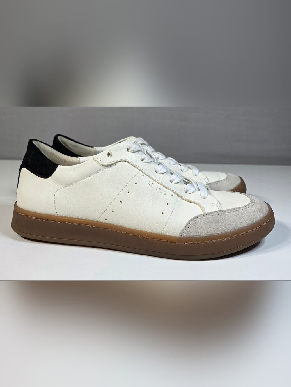 Sam Edelman Women's Josi Leather Retro Sneaker Size 8.5